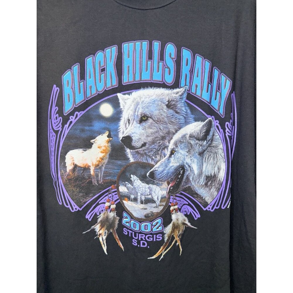 Vintage 1992 Sturgis Black Hills Motorcycle Rally NEW T-Shirt Old Stock XL I - Picture 2 of 5